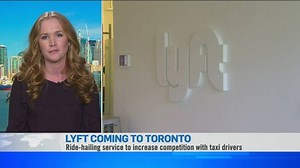 Uber's rival, Lyft is expanding its services into Toronto. What does this mean for taxi drivers in the city? Operations manager for Beck Taxi, Kristine Hubbard joins to share her reaction. | CTV News Channel