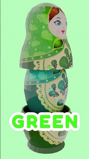 Learn Colors with Matryoshka Dolls 🌈