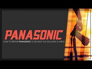 How to repair Panasonic lens 12-60 mm/F 3.5-5.6 LUMIX G VARIO POWER OIS ASPH - broken bayonet base