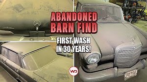 Mercedes 190C Abandoned 30 Years Gets Full Restoration