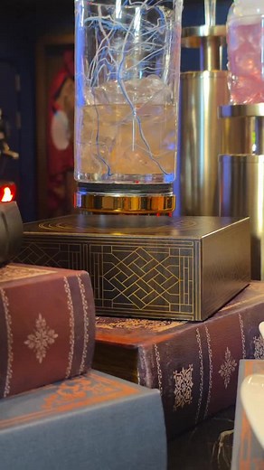 Mystical Mixology 🍸 Enter The Sanctum…a Disney Destiny 🛳️ lounge inspired by the world of Dr. Strange. Watch as the bartenders craft concoctions with their special brand of sorcery ✨ . Relax and grab a small bite as you enjoy the varied activities in this space. Do you believe in the power of a magical cocktail? Let us know in the comments below!! #disneycruise #disneycruiseline #disneydestiny #drstrange #sanctum | WDW News Today