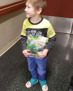 3.1K views · 153 reactions | I got kian a surprise toy after his MIBG scan yesterday. It was a toy he wanted from Duane Reade :) I didn't get a video of his face after he got off his scan and seen his toy as my hands were full but I got one after we left the room(if only you had seen his face then!). Do you like kians funky shoes he got for xmas 藍藍, I think he does 藍藍 xx #Caringforkian #MSKCC caringforkian.co.uk | Caring For Kian | Facebook