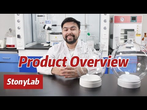 StonyLab Triple-Neck Round Bottom Flask for Advanced Lab Reactions! 🧪💧🔬