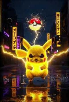 Pikachu Eternal Front Rush ♾️ | Pokémon Live-Action 8K Infinite Loop