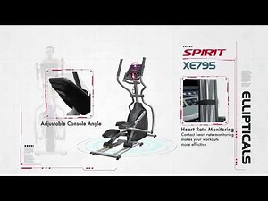 Spirit XE795 Elliptical Trainer | Fitness Direct