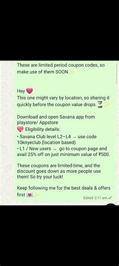 Every hour is a fashion happy hour here. Savana coupon code