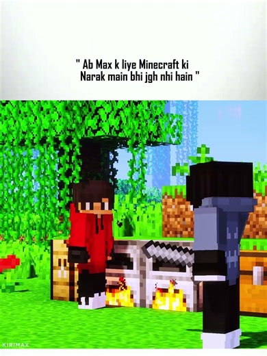 Kya matlab max k sath minecraft nahi khelna chaiye 💀 #minecraft