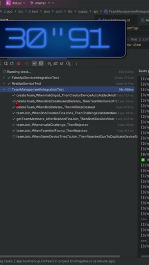 Android Automatic Testing Battery in fire