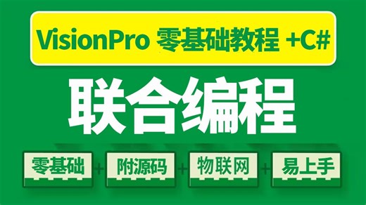 VisionPro零基础教程 C#联合编程（C#/机器视觉/工业相机/VP/康耐视VisionPro）B1390