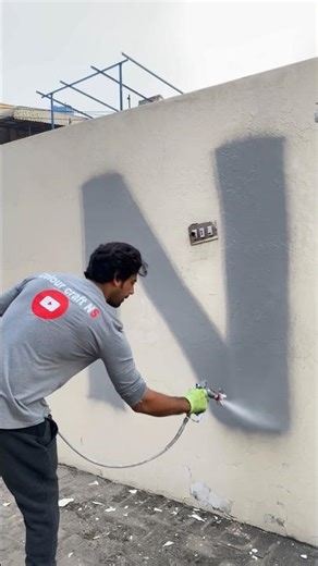 Airless spray paint machine😱 Airless Spray #airlesspainting #shorts