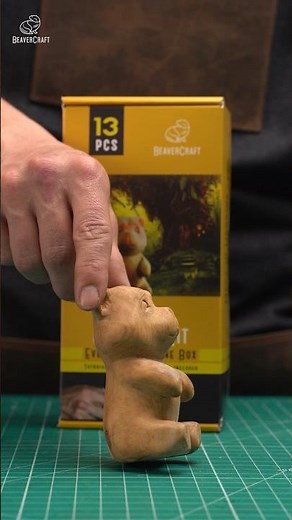 Carve out beary cool creations with our DIY05 Bear Carving Kit 🐻 #BeaverCraft #HobbyCraftKits