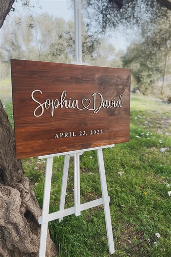 Custom Wooden Wedding Sign, Embossed Wedding Sign, Rustic Wedding Welcome Sign, 3D Personalized Wedding Decor, Wooden Couple Name Sign - Etsy Australia