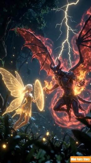Fairy vs Devil Epic Fight 🔥 | Light vs Darkness | Cinematic Fantasy Short