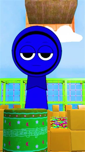 Garrymods-2D SPRUNKI FAST SONG PLAY 💖HORROR vs NORMAL #music #gameplay #incredibox #sprunki #roblox