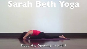 2.4K views · 101 reactions | Join me for this 20 minute *Level 1* Deep Hip Opening Practice with long holding Hatha poses to increase hip flexibility. #Hips #Yoga #Flexibility #SarahBethYoga #YouTube | Sarah Beth Yoga | Facebook