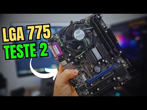 Kit LGA 775 com Core 2 Duo E7400 e Overclock