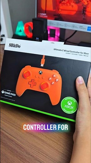 Unboxing 8Bitdo Ultimate C Wired Controller For Xbox and Windows - Free Gamepass Ultimate 1 Month