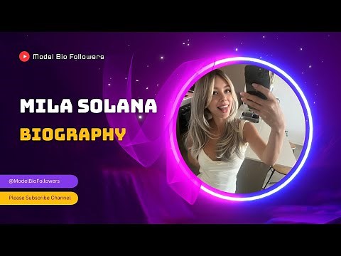 Mila Solana Biography। Mila Solana a famous Miami, Florida Instagram model.