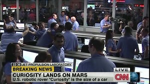 NASA rover Curiosity lands on Mars