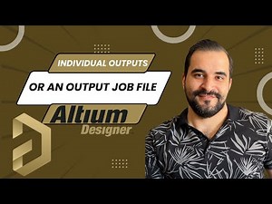 Individual outputs or an output job file-Altium Designer