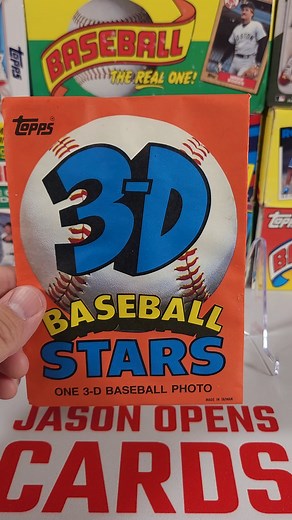 2.2K views · 40 reactions | 1986 Topps 3D Baseball Stars Pack Opening #PackOpening #packopening #reelsviral #reelsfacebook #vintagebaseballcards #youtubereels #baseball #jasonopenscards #baseballcards #sportscards #youtuber #topps #thehobby | Jason Opens Cards | Facebook