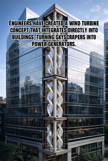 Innovative Wind Turbine Design for Skyscrapers