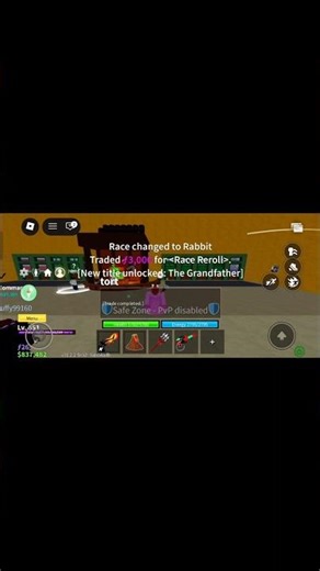 🤔🤔 i got rabbit race from tort is it good for me ? l Roblox l #bloxfruits #endfield #roblox #fysf