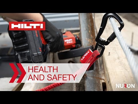 Hilti Nuron Cordless Tools Enhanced Health and Safety Features