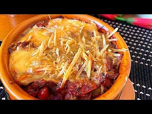 Chakchouka gratinée aux haricots rouges & aux œufs