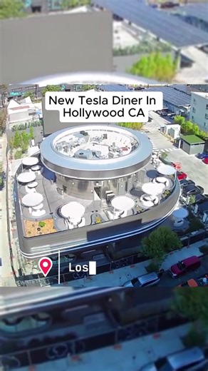 Tesla Diner: Supercharging Stop on Route 66