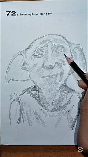 How to draw Dobby the House Elf from Harry Potter