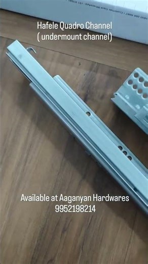 Hafele Quadro Softclose Channel - Kitchen Hardware Madurai