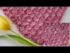 Triangle shawl tutorial for beginners| Easy crochet pattern
