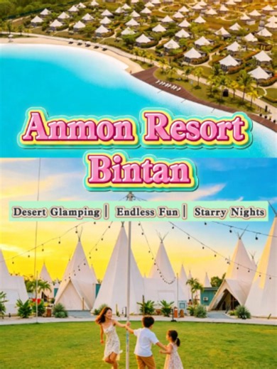 🔥 Wait... can you believe this place is this close to Singapore? 😳 Welcome to Anmon Bintan — a stunning desert-style glamping resort! ✨ 📸 Snap photos at 100 Insta-worthy teepee tents. 🏖 Spend the day at the beach, go kayaking, or ride an ATV. 🍖 At night, enjoy a BBQ under the stars and fall asleep beneath a sky full of stars. 💫 No long flight needed—just the perfect weekend getaway! 🌿 #Singapore #SingaporeLife #WeekendGetaway #Bintan #AnmonBintan #Glamping #TravelTok #IslandEscape #VisitB