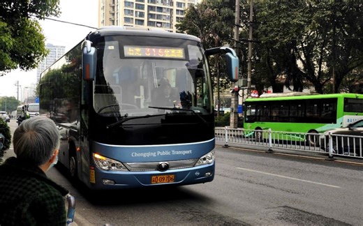 重庆公交316路（李家沱东——石龙）单向原速 倍速前方展望