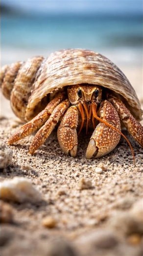 Hermit Crab Changes Its Shell to Survive | Smart Ocean Survival