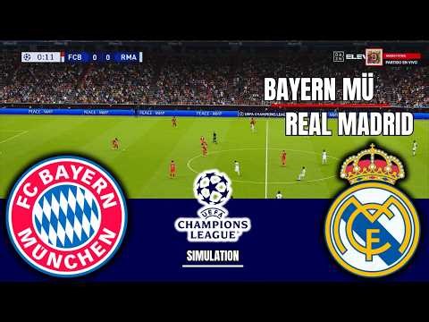 BAYERN MÜNCHEN vs REAL MADRID Champions League 2026 Simulation/Prediction