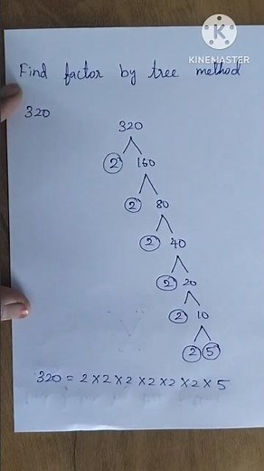 Factor Tree Of 320 / Factors and Multiples / Maths