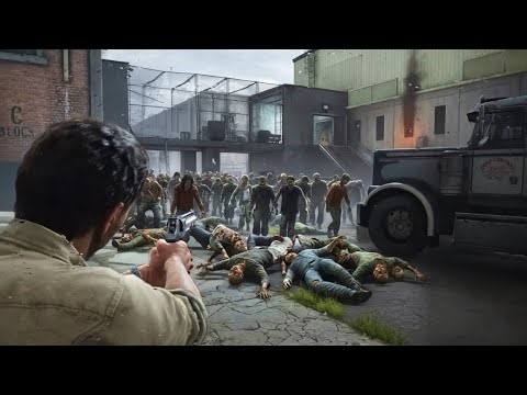 Fighting Through THE WALKING DEAD Prison With it's Hordes of Zombies: World War Z x The Walking Dead