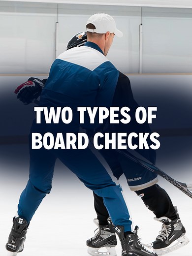 Two Types of Board Checks for Hockey Training