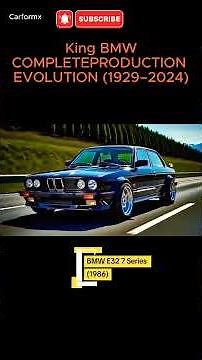 95 Years of BMW Evolution in 1 minute - 1929-2024 #bmwevolution #bmwshorts