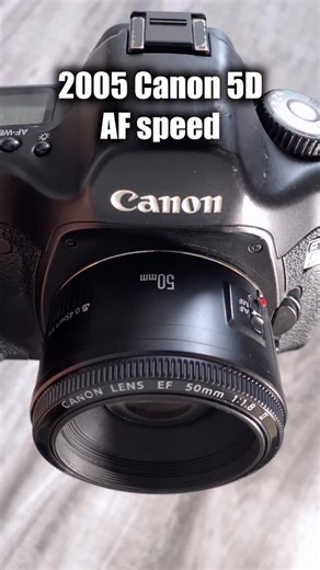 Shuttario on Instagram: "2005 Canon 5D Classic autofocus speed test (+ Canon EF 50mm f/1.8 II) @canonusa @canonukraine @canonasia #canon #canon5d #canon5dclassic #dslr #dslrphotography"