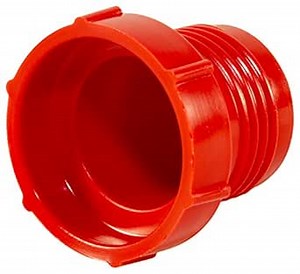 Caplugs PD-240 PD Series – Plastic Threaded Plug for Flared JIC Fittings, 20 Pack, Red LD-PE, Thread Size 1-7/8-12", Open End Protection, Leak Prevention, Automotive, Hydraulic Systems (99394707)