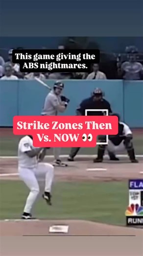Old Vs. New Vs. Future? The changing of MLB strike zones. The game...