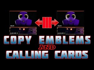 BO3 - GLITCH Copy Emblems & Calling Cards from one account to another - After Update 1.15 (PS4)