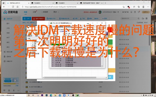 解决IDM下载慢的问题
