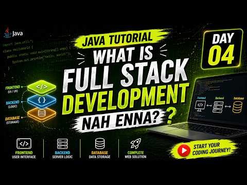 Frontend vs Backend vs Full Stack | Java Tutorial in Tamil Day 4 | Code99 Velachery