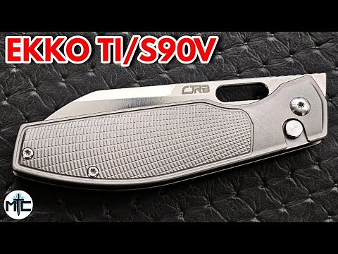 CJRB Ekko Titanium/S90V Folding Knife - Full Review