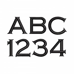 Copperplate Embroidery Font, 11 Sizes, A-Z & 0-9 Sorted, Machine Embroidery Alphabet, Embroidery Script Font, BX Included, BX Font - Etsy