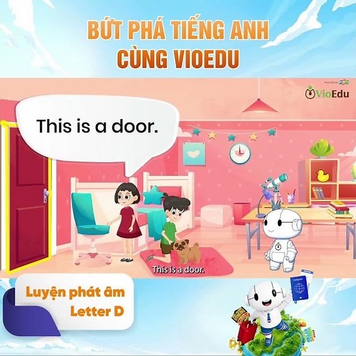 [VioEdu TV] Học Phát Âm Tiếng Anh Chuẩn Bản Ngữ - Letter D (2)